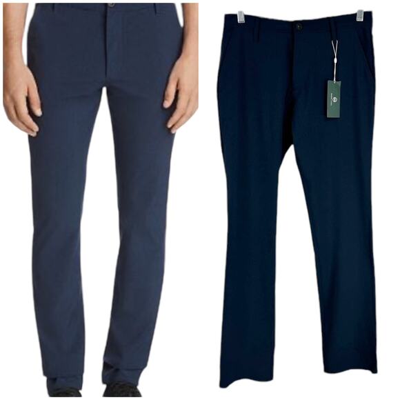 AG Adriano Goldschmied NWT Green Label The Graduate Golf Tech Trouser Size 29 - Picture 1 of 9
